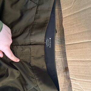 Athleta Radiant Satin Jogger in Tortuga Olive Green Size 4